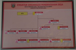 Struktur Organisasi Pemdes